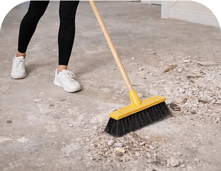 Step 1 — Prepare Surface with Salina Tile Adhesive